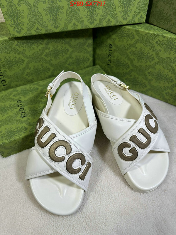 Women Shoes-Gucci aaaaa+ quality replica ID: SX7797 $: 89USD