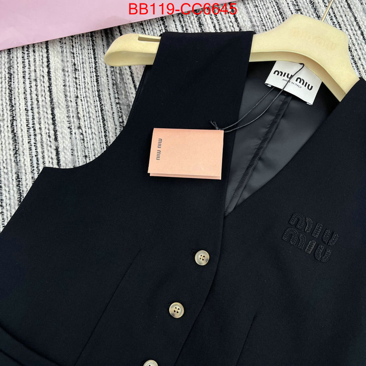 Clothing-MIU MIU the best affordable ID: CC6645 $: 119USD