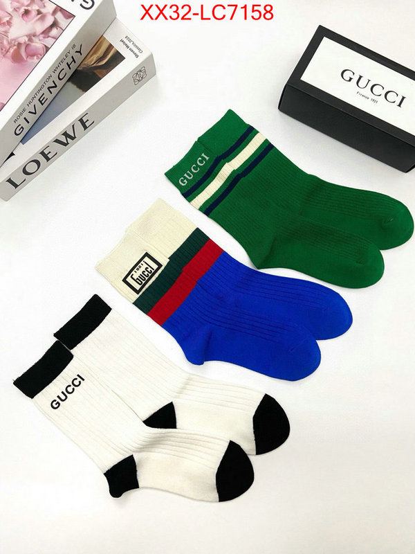 Sock-Gucci the top ultimate knockoff ID: LC7158 $: 32USD