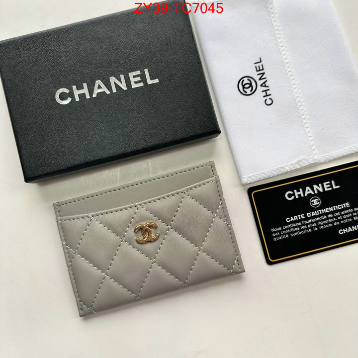 Chanel Bags(4A)-Wallet- top quality replica ID: TC7045 $: 39USD,