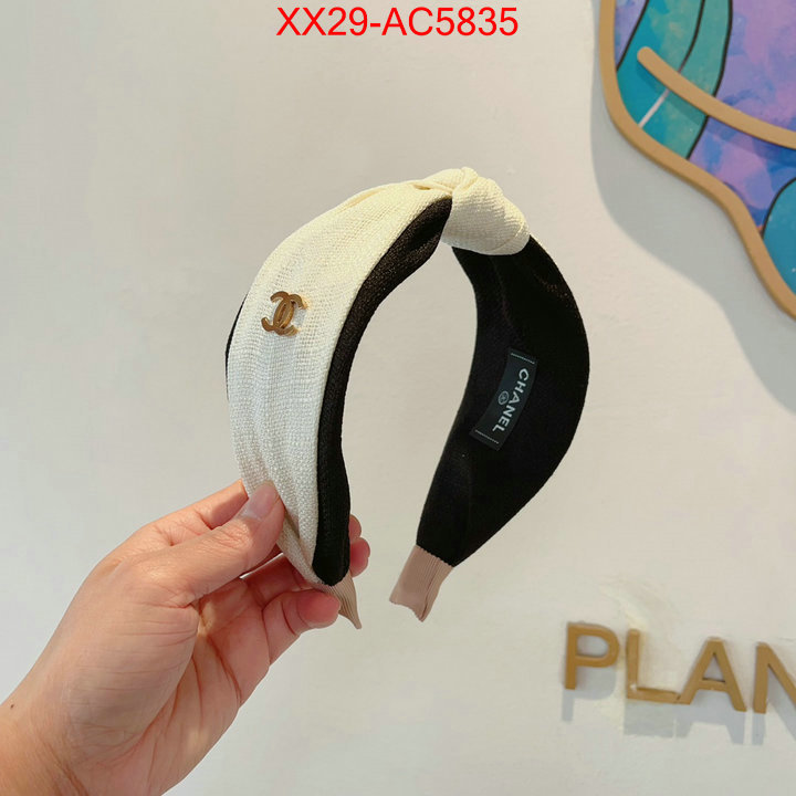 Hair band-Chanel how quality ID: AC5835 $: 29USD