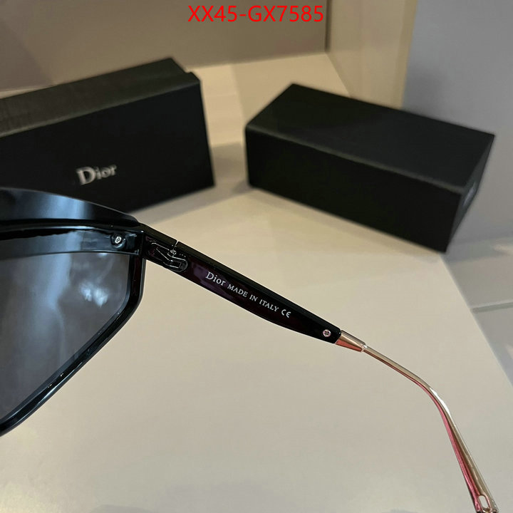 Glasses-Dior fake high quality ID: GX7585 $: 45USD