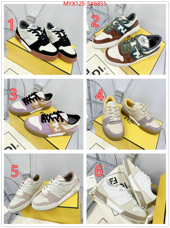 Men Shoes-Fendi best replica 1:1 ID: SX6855 $: 125USD