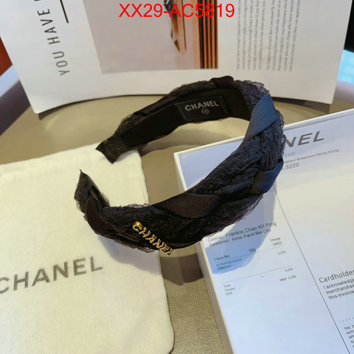 Hair band-Chanel 1:1 replica wholesale ID: AC5819 $: 29USD