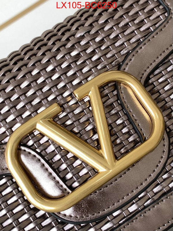 Valentino Bags(4A)-LOC-V Logo highest quality replica ID: BC6250 $: 105USD,