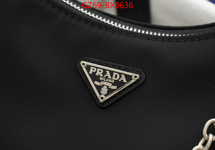 Prada Bags(4A)-Re-Edition 2005 china sale ID: BX8636 $: 69USD,