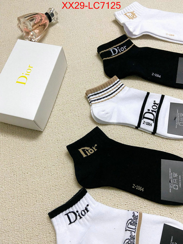 Sock-Dior copy ID: LC7125 $: 29USD