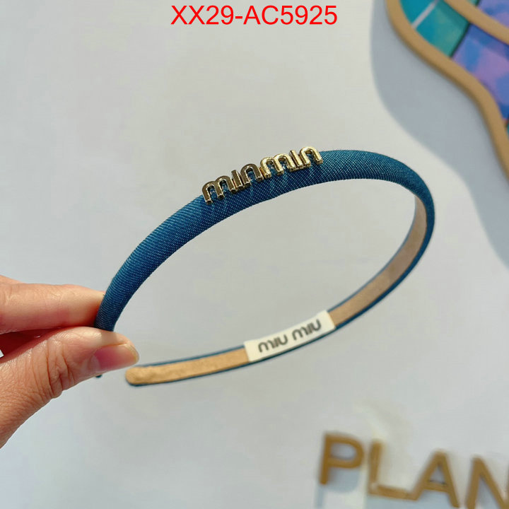 Hair band-MIU MIU buy aaaaa cheap ID: AC5925 $: 29USD