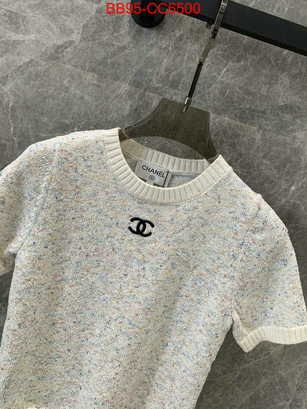 Clothing-Chanel replica aaaaa+ designer ID: CC6500 $: 95USD