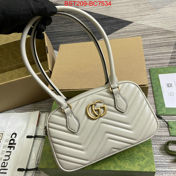 Gucci Bags(TOP)-Marmont customize the best replica ID: BC7534 $: 209USD,