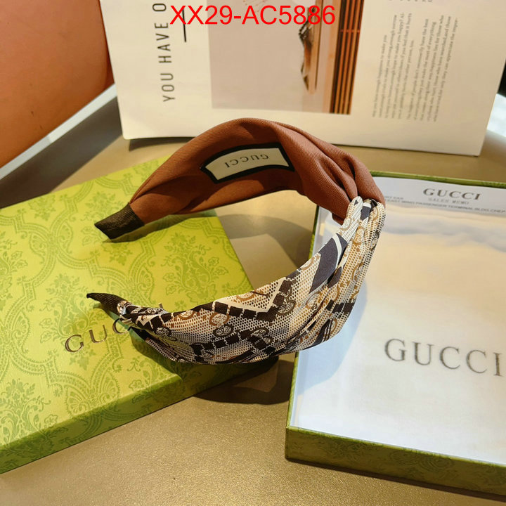 Hair band-Gucci buy high-quality fake ID: AC5886 $: 29USD