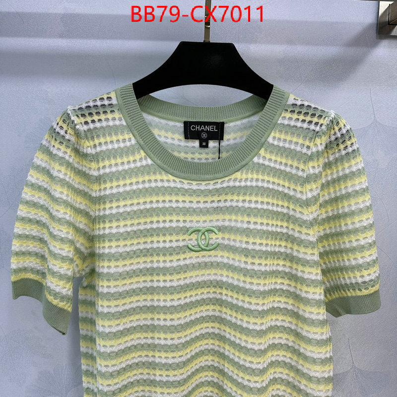 Clothing-Chanel replica best ID: CX7011 $: 79USD