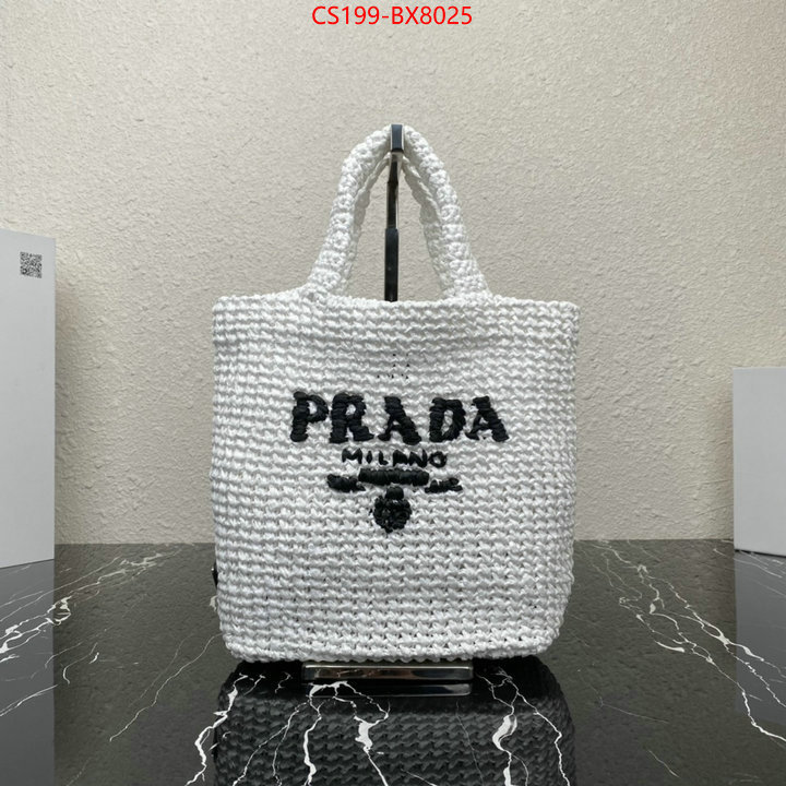 Prada Bags(TOP)-Handbag- good ID: BX8025 $: 199USD,