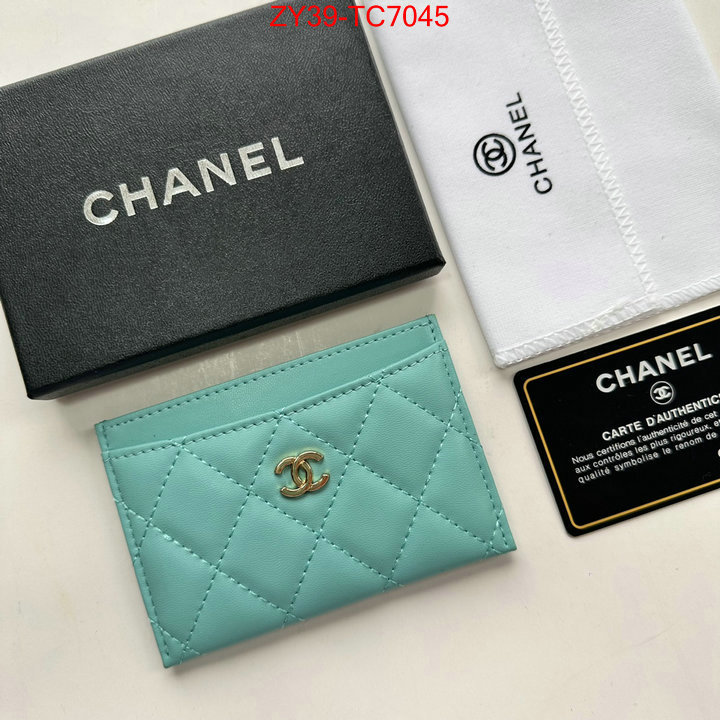 Chanel Bags(4A)-Wallet- top quality replica ID: TC7045 $: 39USD,