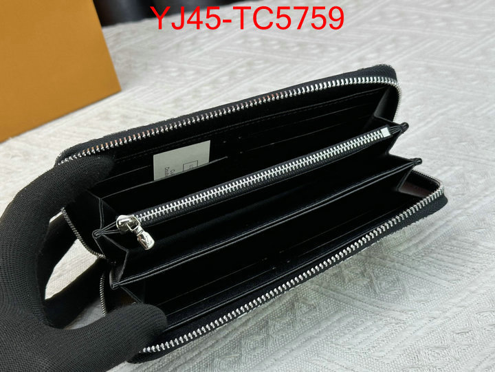 LV Bags(4A)-Wallet high quality aaaaa replica ID: TC5759 $: 45USD,