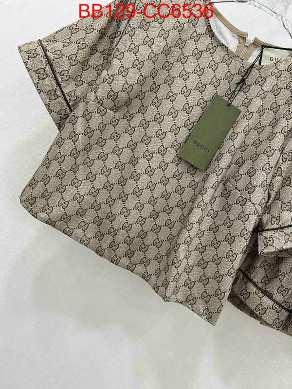 Clothing-Gucci highest product quality ID: CC6536 $: 129USD