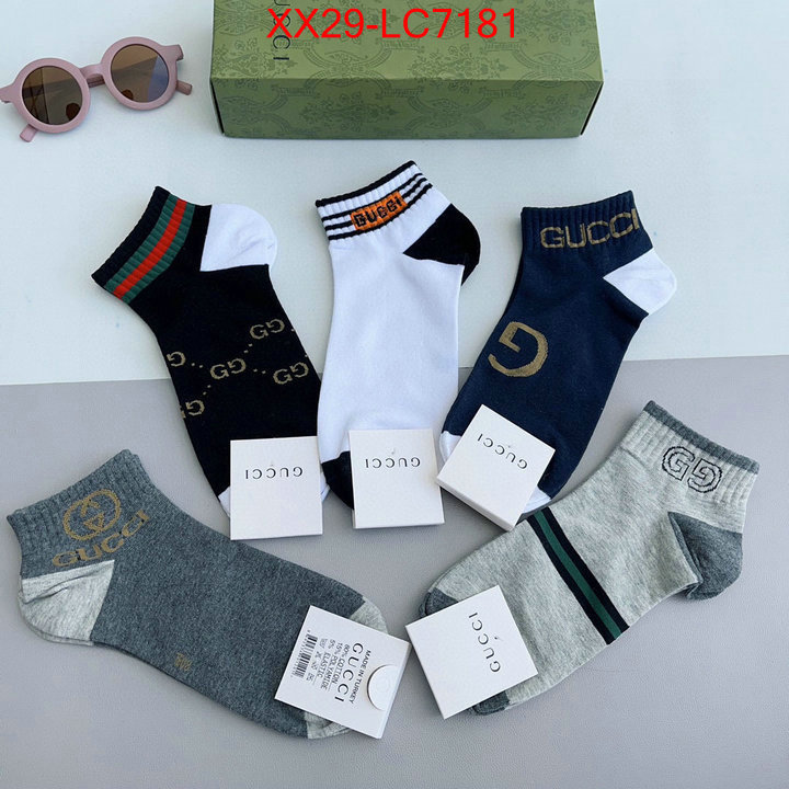 Sock-Gucci where can you buy replica ID: LC7181 $: 29USD