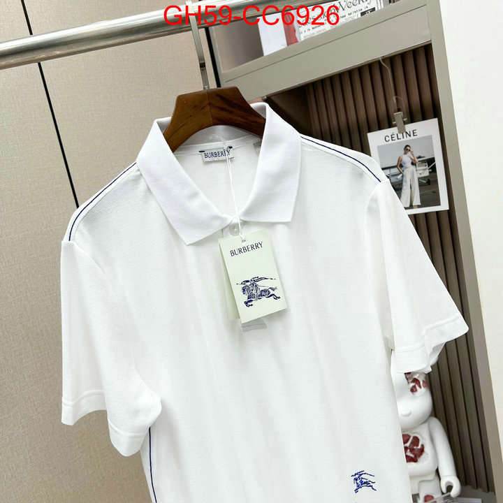 Clothing-Burberry what is top quality replica ID: CC6926 $: 59USD