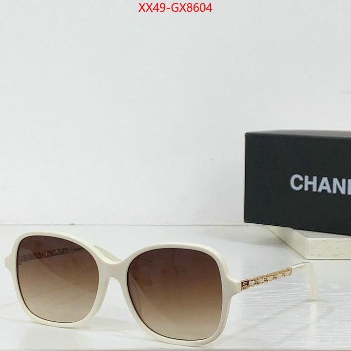 Glasses-Chanel brand designer replica ID: GX8604 $: 49USD