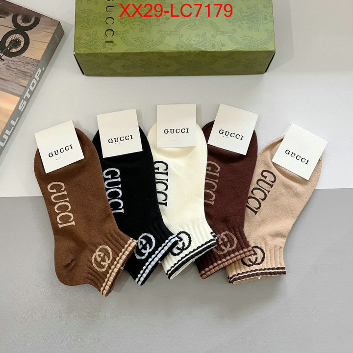 Sock-Gucci high quality online ID: LC7179 $: 29USD