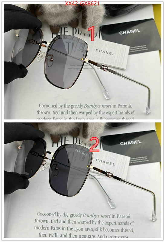 Glasses-Chanel cheap high quality replica ID: GX8621 $: 42USD