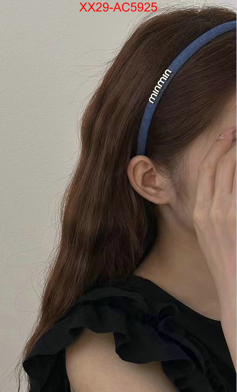 Hair band-MIU MIU buy aaaaa cheap ID: AC5925 $: 29USD