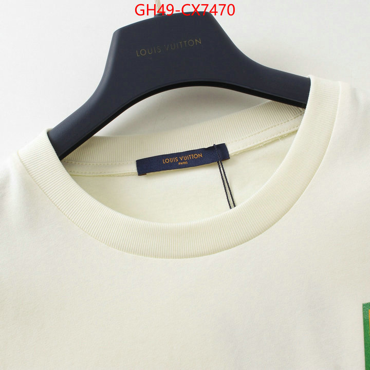 Clothing-LV replica wholesale ID: CX7470 $: 49USD