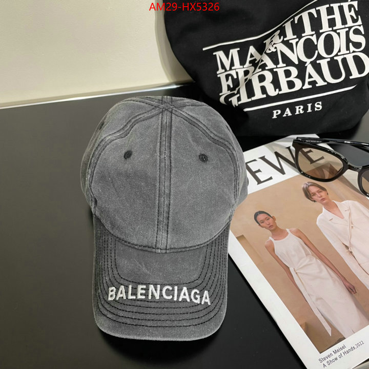 Cap(Hat)-Balenciaga aaaaa ID: HX5326 $: 29USD