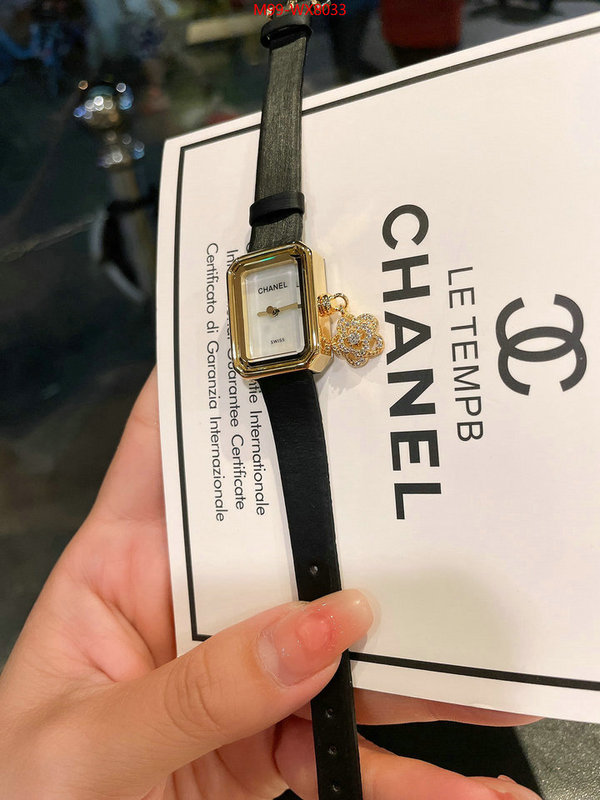 Watch(4A)-Chanel can i buy replica ID: WX8033 $: 99USD