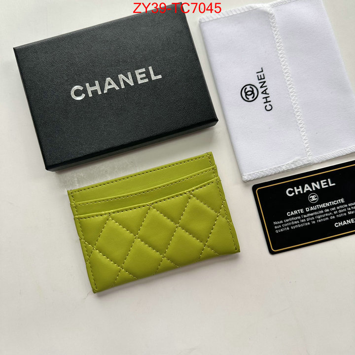 Chanel Bags(4A)-Wallet- top quality replica ID: TC7045 $: 39USD,