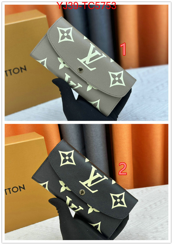 LV Bags(4A)-Wallet where can you buy a replica ID: TC5753 $: 39USD,
