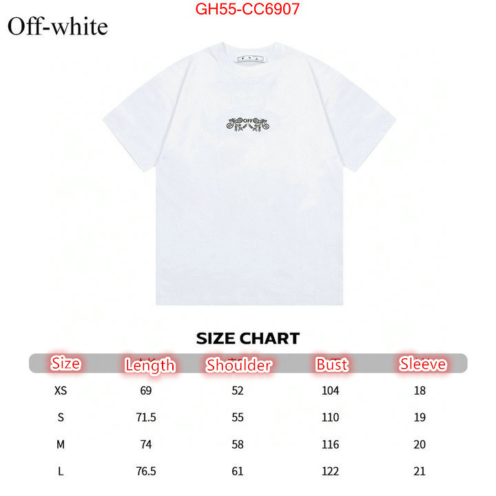 Clothing-OffWhite sell high quality ID: CC6907 $: 55USD