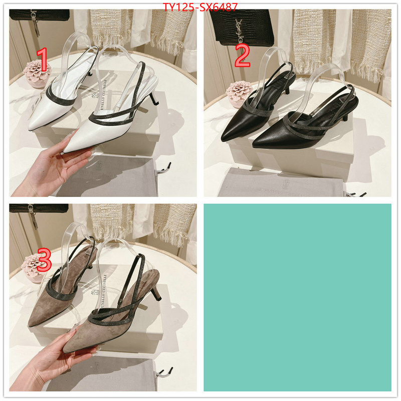 Women Shoes-Brunello cucinelli 7 star quality designer replica ID: SX6487 $: 125USD