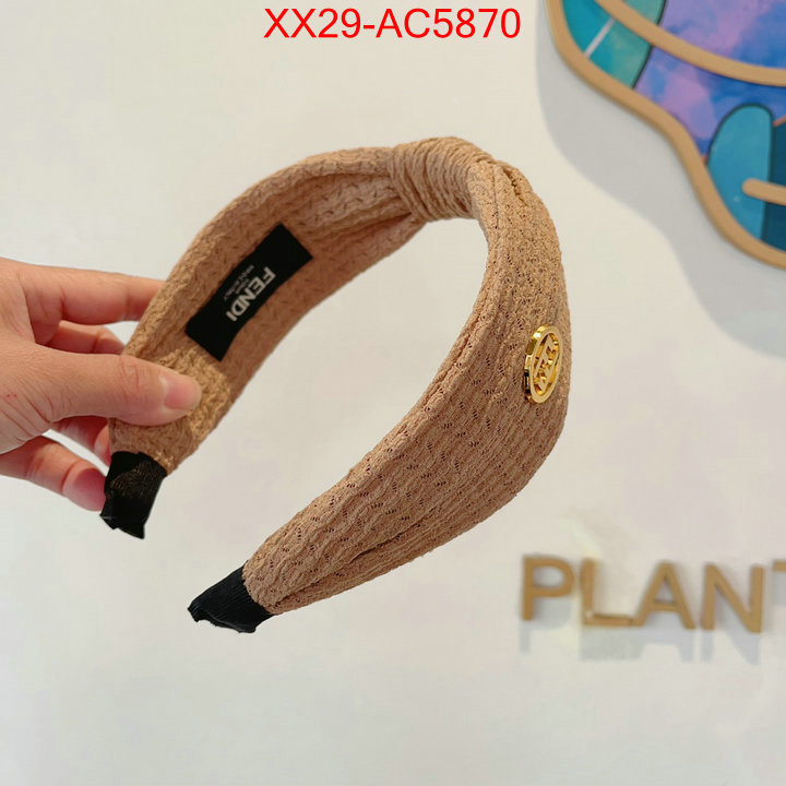 Hair band-Fendi top quality designer replica ID: AC5870 $: 29USD