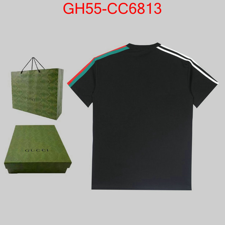 Clothing-Gucci aaaaa quality replica ID: CC6813 $: 55USD