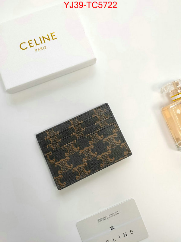 CELINE Bags(4A)-Wallet the best quality replica ID: TC5722 $: 39USD,