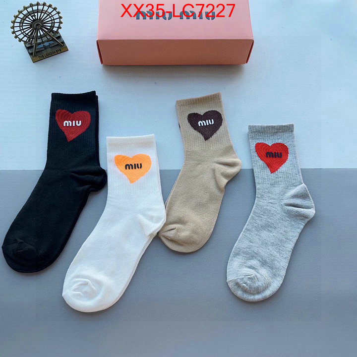 Sock-Miu Miu what is a 1:1 replica ID: LC7227 $: 35USD