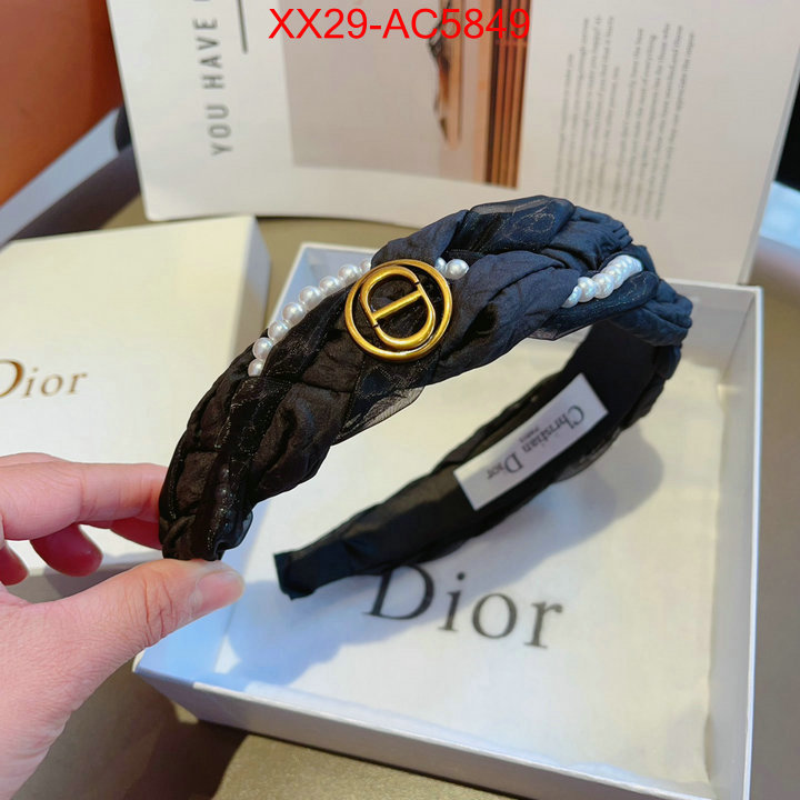 Hair band-Dior luxury 7 star replica ID: AC5849 $: 29USD