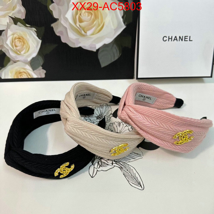 Hair band-Chanel fake high quality ID: AC5803 $: 29USD