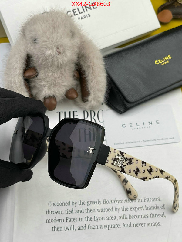 Glasses-CELINE where quality designer replica ID: GX8603 $: 42USD