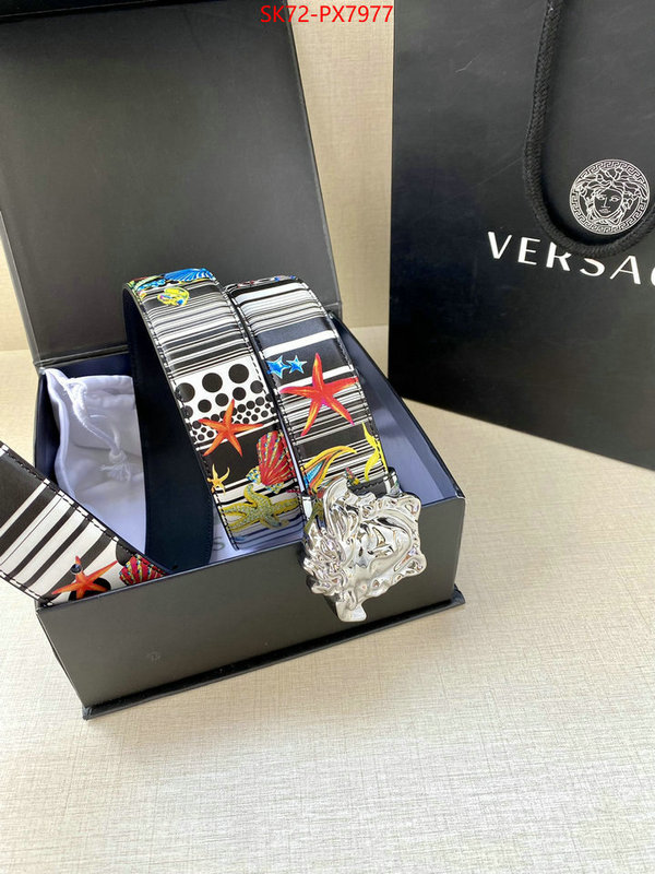 Belts-Versace replica aaaaa designer ID: PX7977 $: 72USD