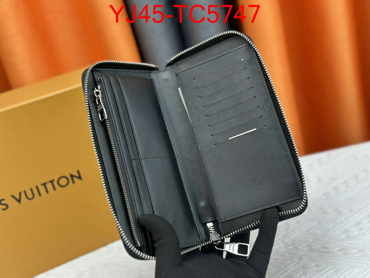 LV Bags(4A)-Wallet designer fake ID: TC5747 $: 45USD,