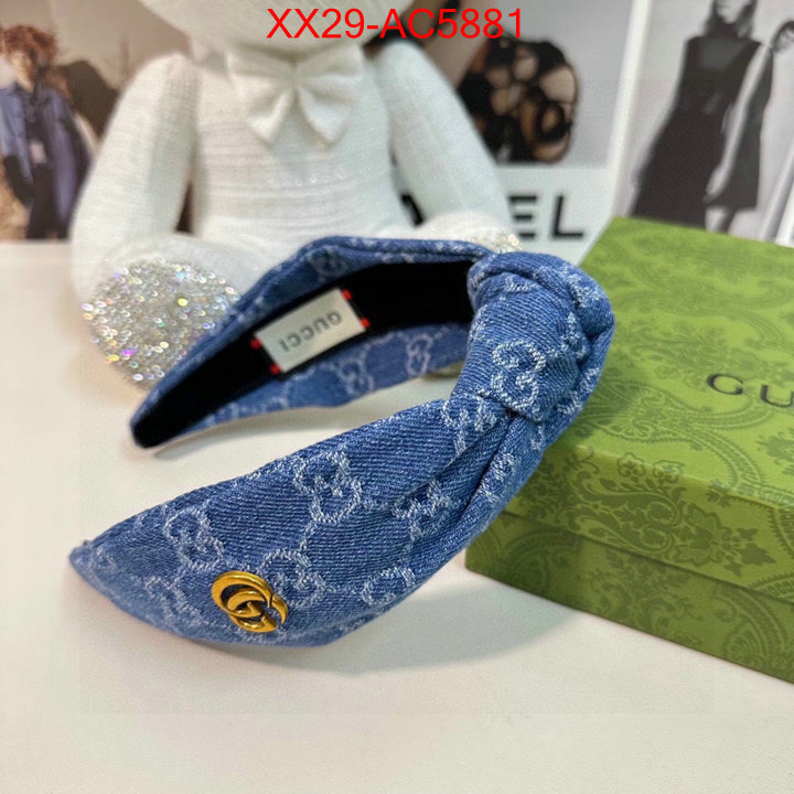 Hair band-Gucci fake ID: AC5881 $: 29USD