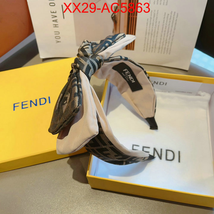 Hair band-Fendi replica 2024 perfect luxury ID: AC5863 $: 29USD