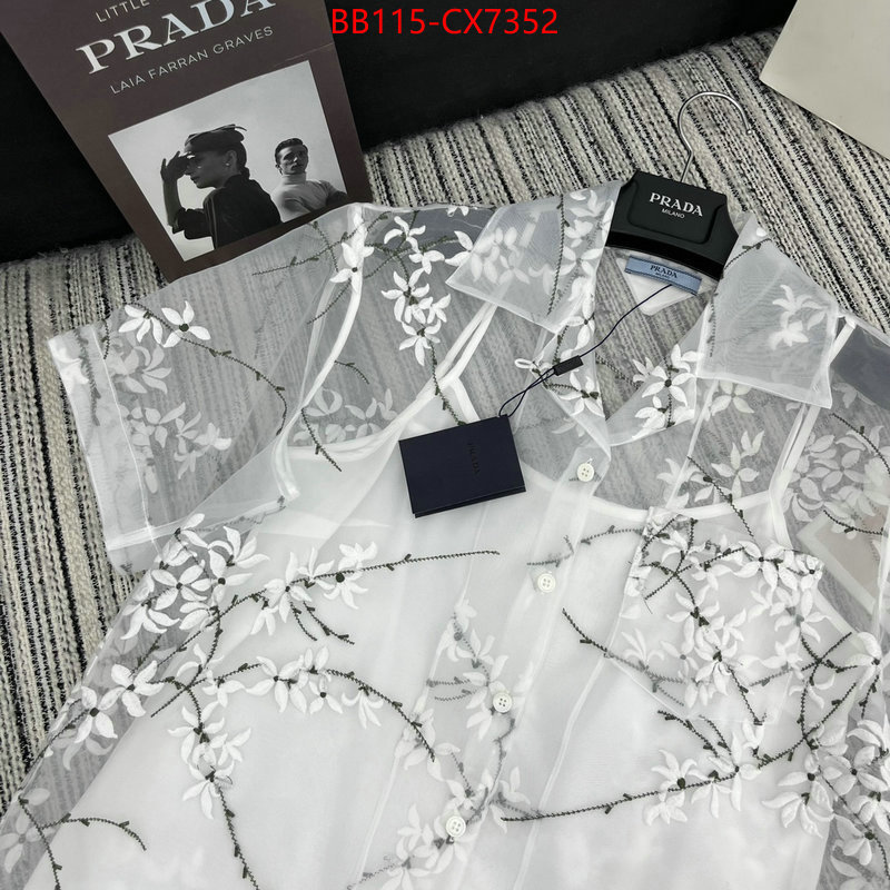 Clothing-Prada best capucines replica ID: CX7352 $: 115USD