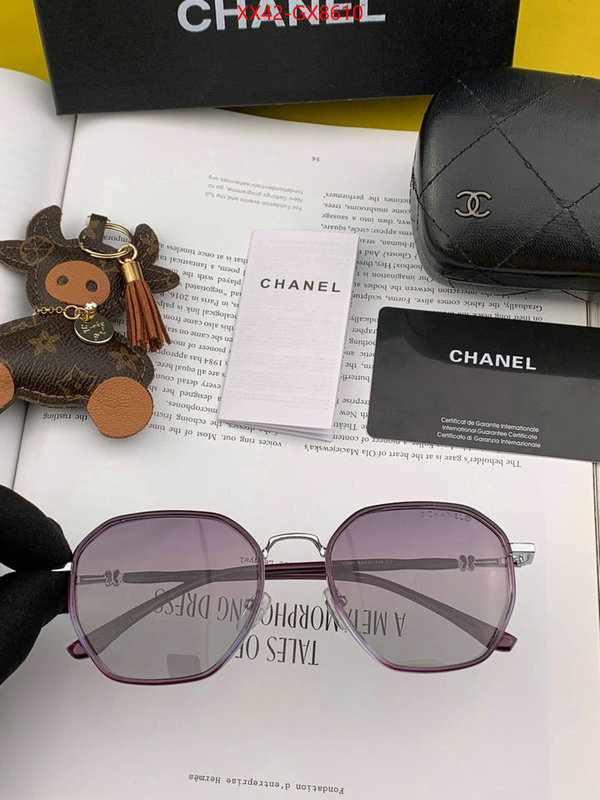 Glasses-Chanel fake aaaaa ID: GX8610 $: 42USD