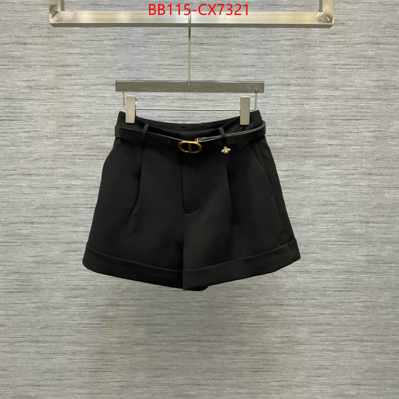 Clothing-Dior hot sale ID: CX7321 $: 115USD