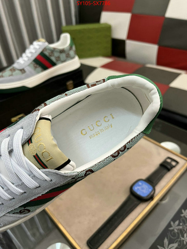 Men Shoes-Gucci knockoff highest quality ID: SX7786 $: 105USD