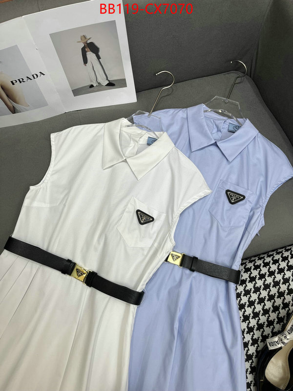 Clothing-Prada found replica ID: CX7070 $: 119USD