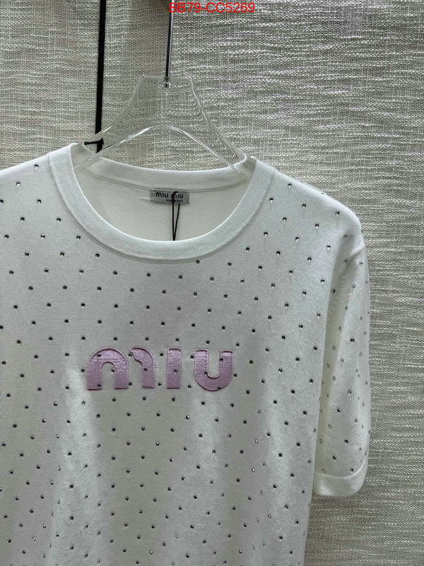 Clothing-MIU MIU only sell high-quality ID: CC5269 $: 79USD